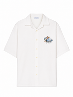 Off-White Fresco Arrow Poplin Bowling Shirt White