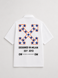Off-White Star Arrow Popl Bowling Shirt White