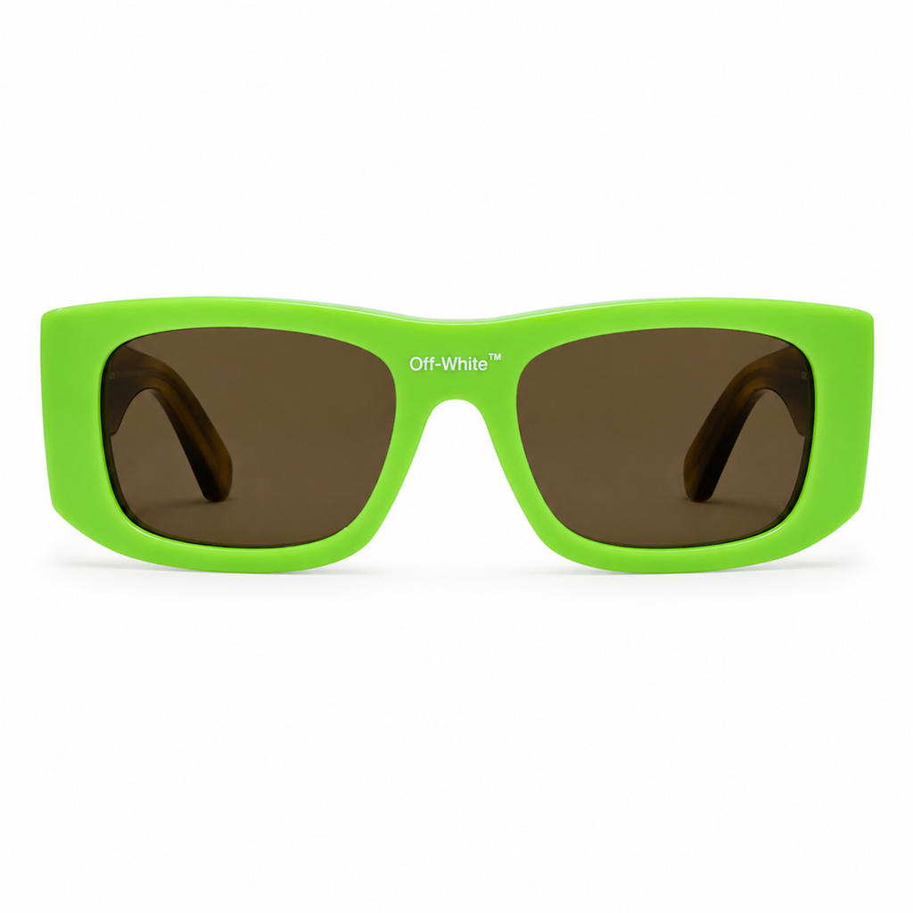 Off-White Glasses Lucio Havana Green