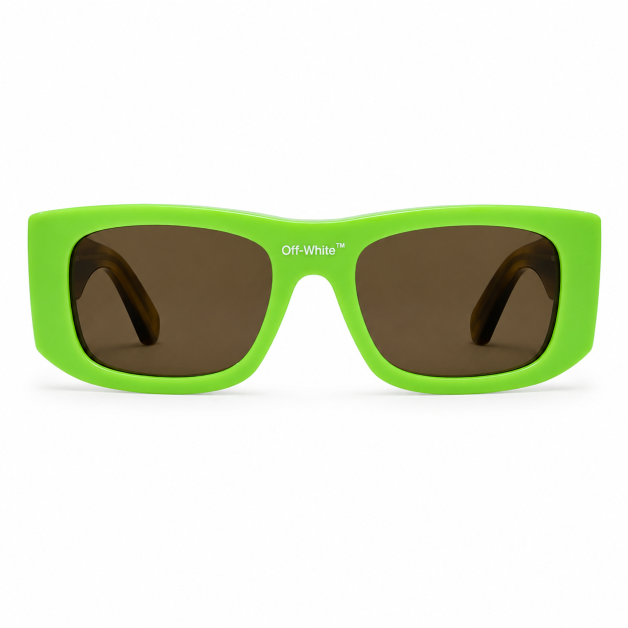 Off-White Glasses Lucio Havana Green