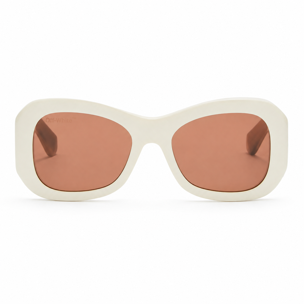 Off-White Glasses Pablo Square Cream/Brown