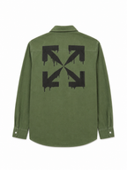 Off White BK_Arrow Shirt Green Black