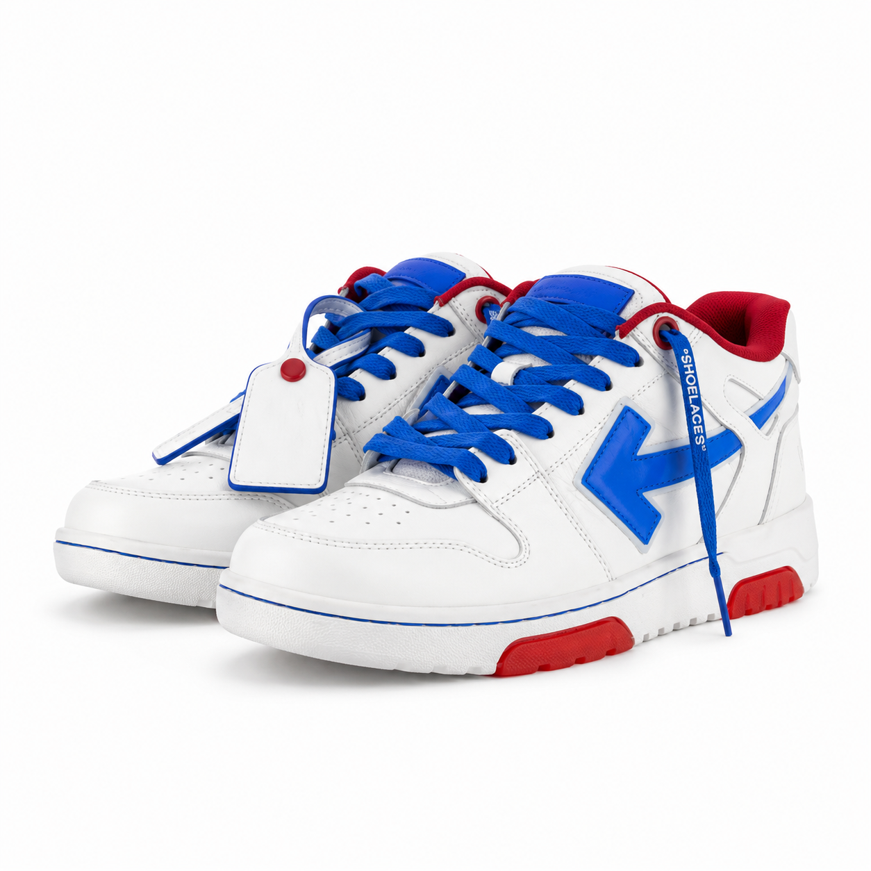 Off White Out Of Office Bubble Arrow White/Blue/Red