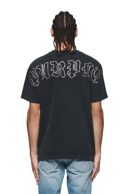 PURPLE BRAND Gothic Crystals Tee