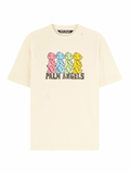 Palm Angels Crossroads Bears Tee Ivory/Multicolor