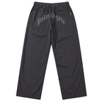 Palm Angels Curved Logo Loose Pants Black