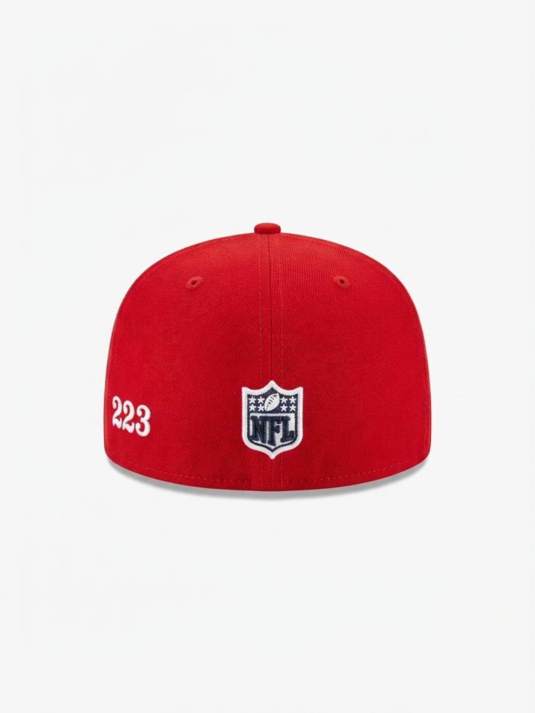 New Era Bandera Calavera Red And Grey