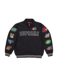 Supreme Mascots Zip Up Sweatshirt Black