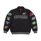 Supreme Mascots Zip Up Sweatshirt Black