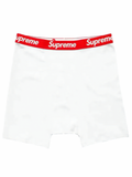 Supreme Boxer Hanes Brief Und White