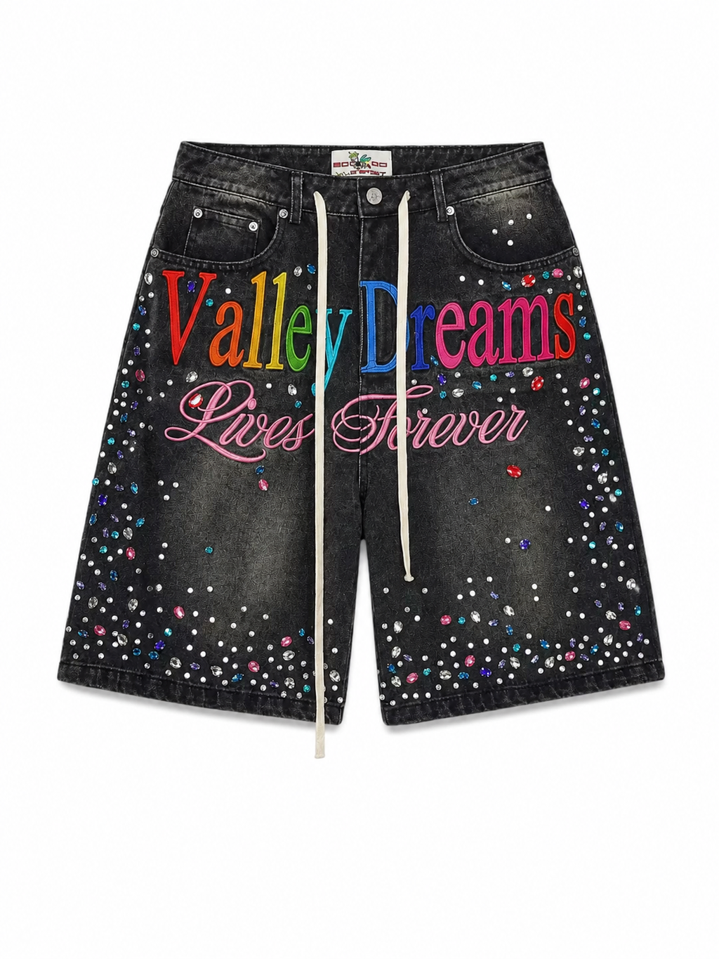Vale Forever Ice Cream Jorts Black