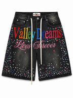 Valley Forever Ice Cream Jorts Black