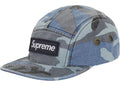 Supreme Gorro Military Camp Cap Blue Camo