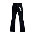Purple Brand Skinny Super Stacked Flare Black