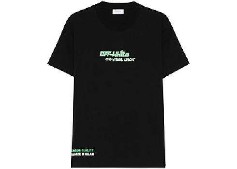 Off White T-shirt Barber 2 Slim Tee Deep Black