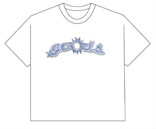 Goods Tee Blue Son White