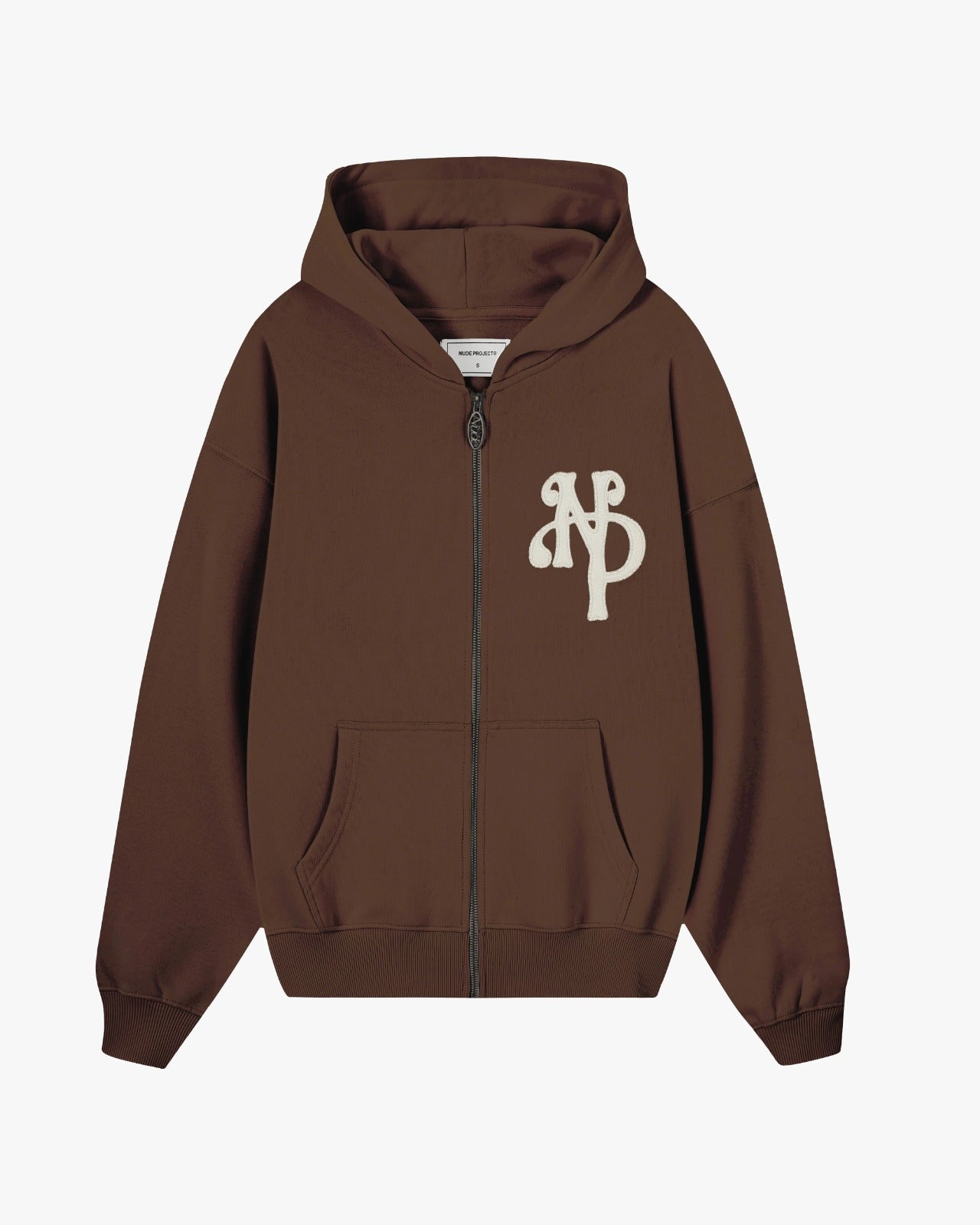 Nude Project Kill Bill Zip-Up Hoodie Brown