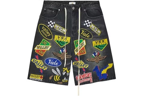 Valley Forever Passport Jorts Black