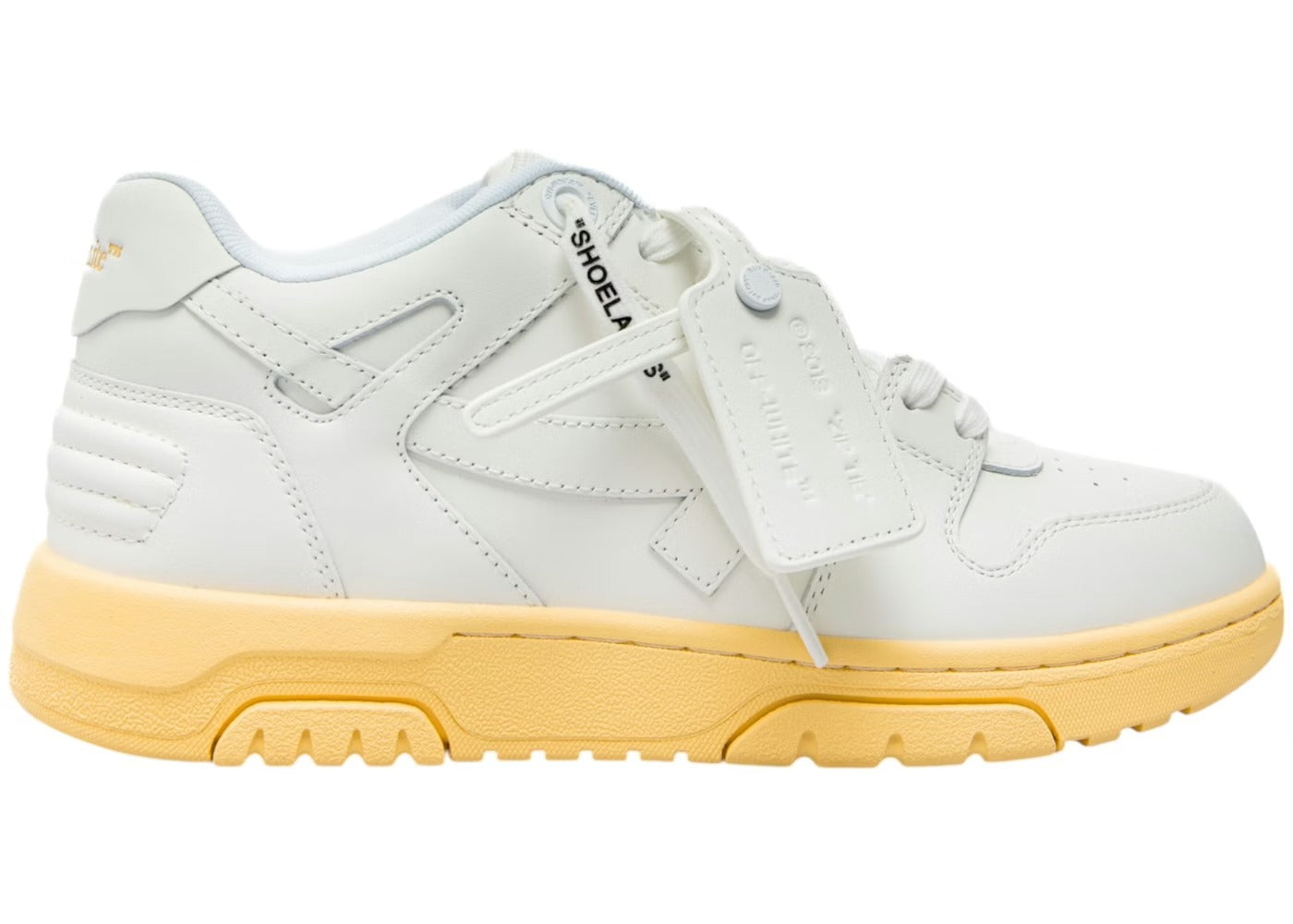 Off-White Out Of Office OOO Low Tops White/Yellow