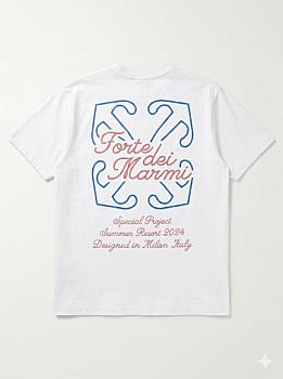 off white T-shirt forte dei marmi white
