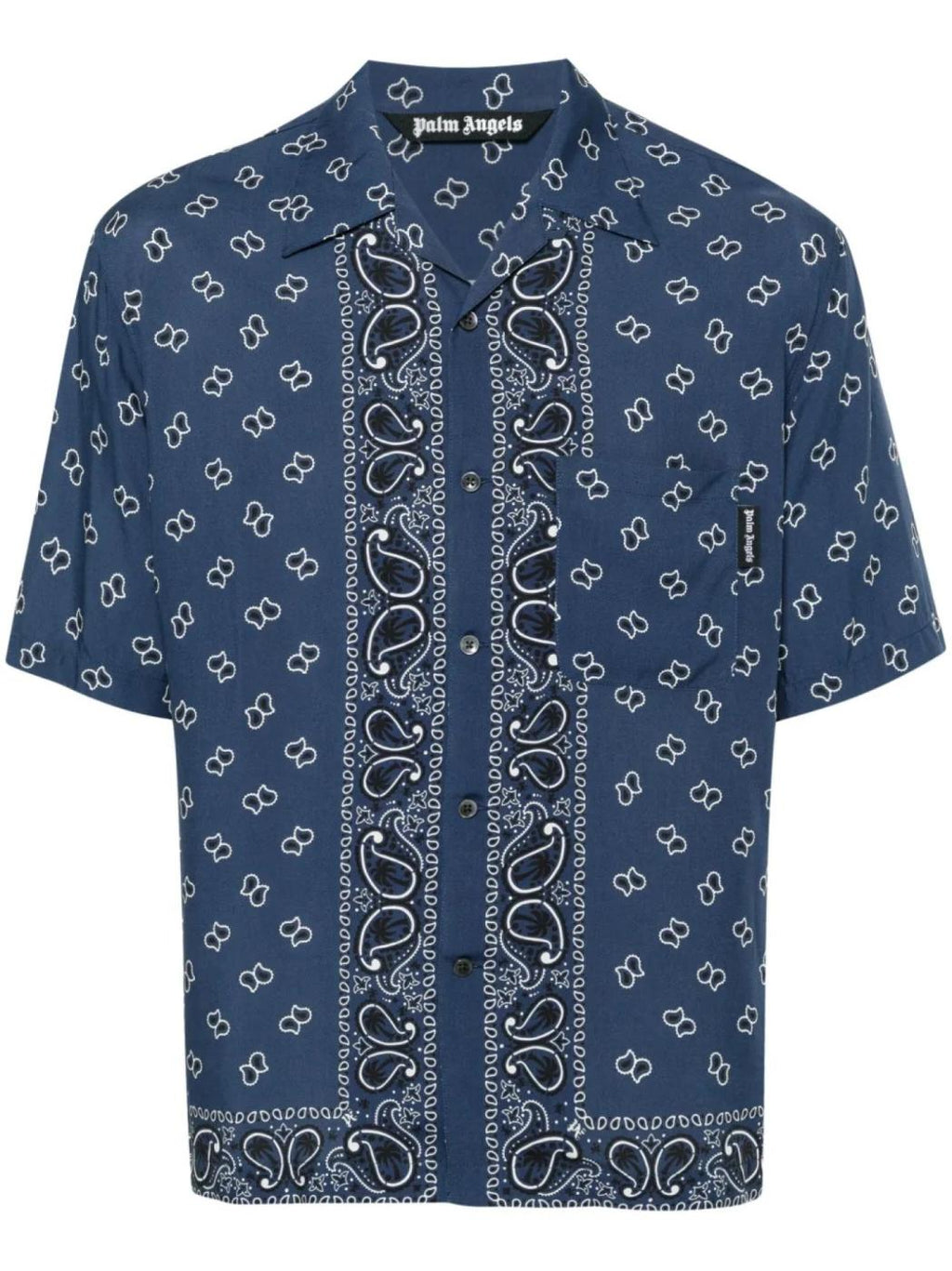 Palm Angels Paisley-Print Bowling Shirt