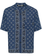 Palm Angels Paisley-Print Bowling Shirt