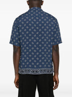 Palm Angels Paisley-Print Bowling Shirt