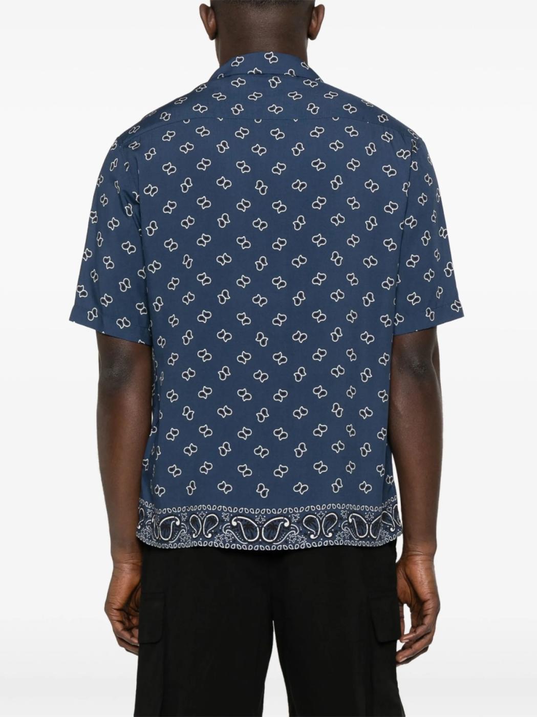 Palm Angels Paisley-Print Bowling Shirt