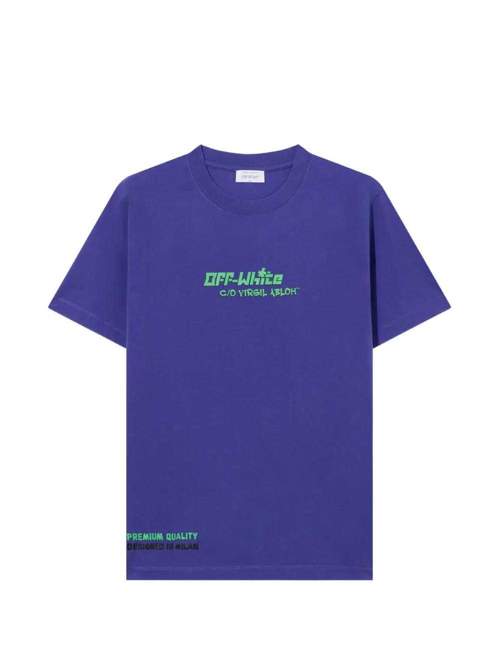 Off-White Barber 2 T-shirt Blue