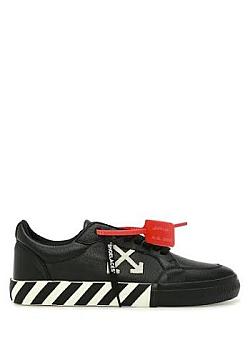 Off-White Vulcanized Low Black White