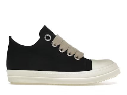Rick Owens DRKSHDW Canvas Low Top Black Milk - 42 IT - VNDS