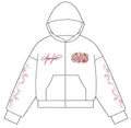 Goods Zip Waffle White