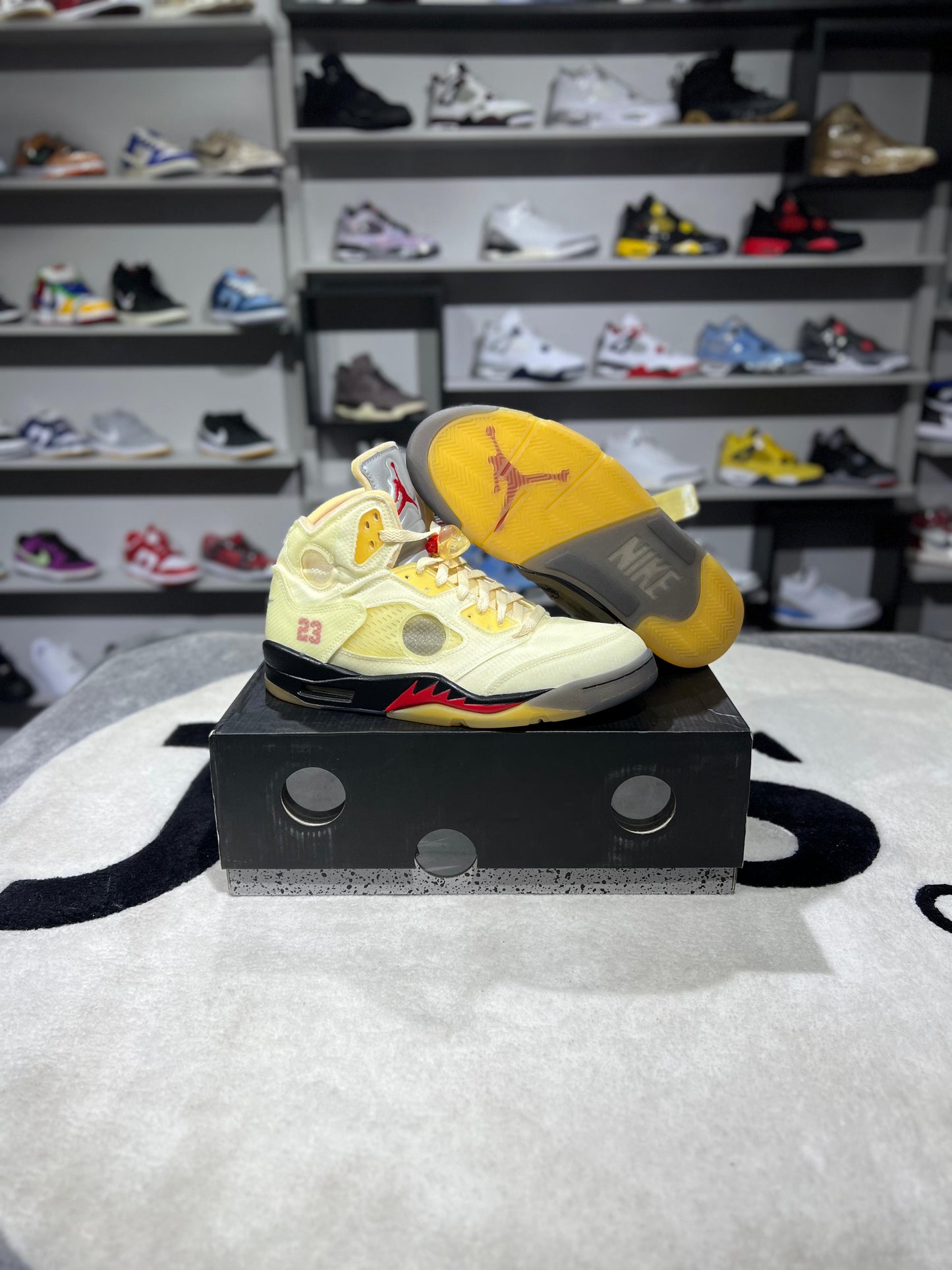 JORDAN RETRO 5 OFF-WHITE SAIL