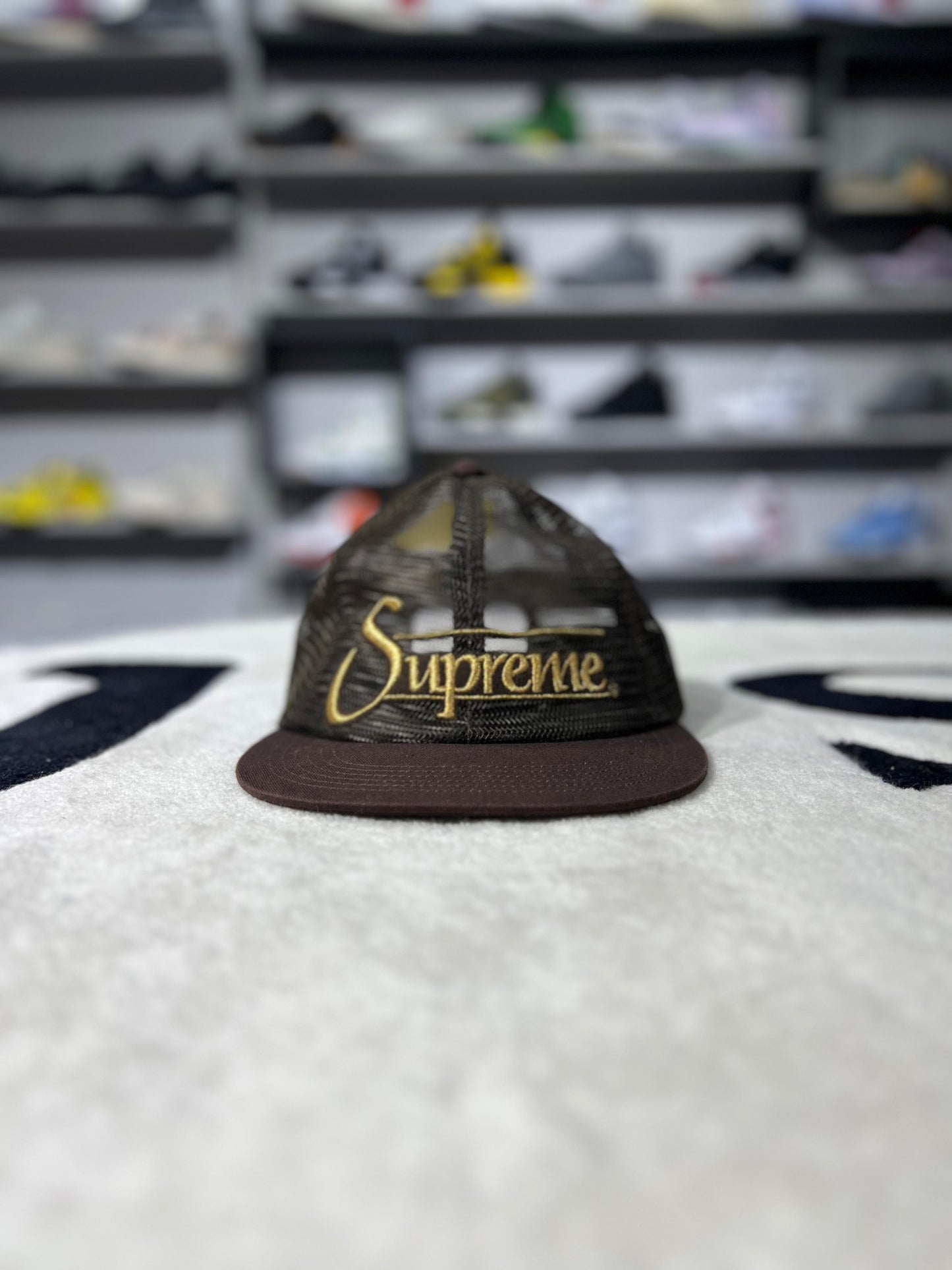 Supreme Mesh 6-Panel Brown