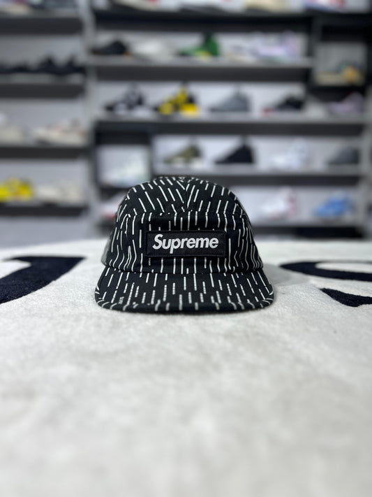 Supreme Military Camp Cap (FW24) Black Raindrop