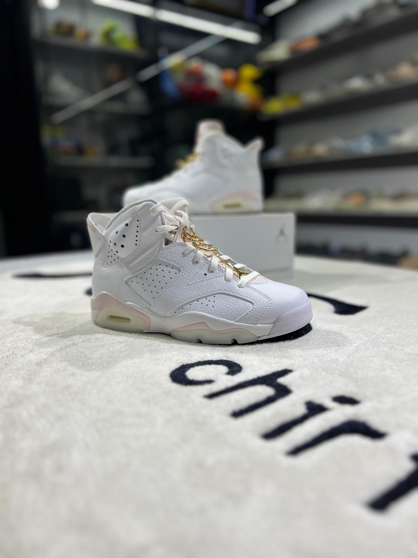 Jordan 6 Retro Gold Hoops (Women's)