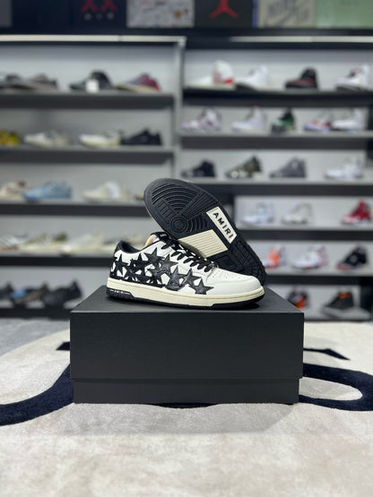 AMIRI Stars Low Top White Black