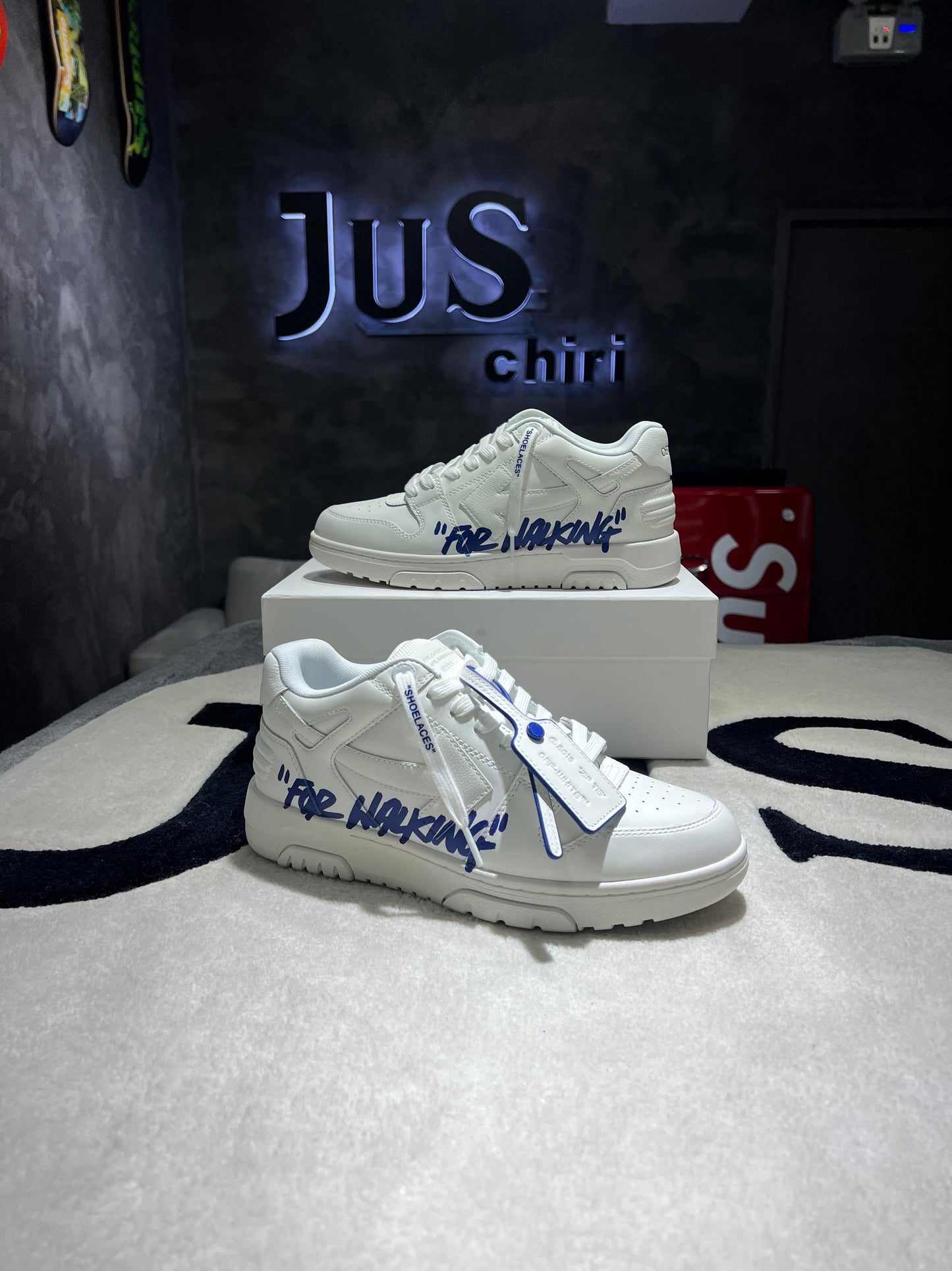 OFF-WHITE Out Of Office Low  For Walking Blue