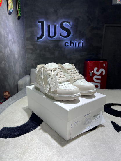 OFF-WHITE Out Of Office OOO Low Tops Beige
