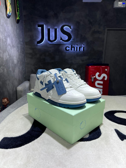 OFF-WHITE Out Of Office OOO Low White Navy Blue