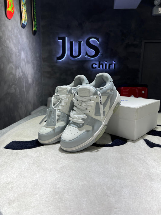 OFF-WHITE Out Of Office OOO Low Tops Grey White (2022)