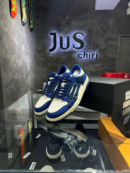 AMIRI Skel Top Low Blue White