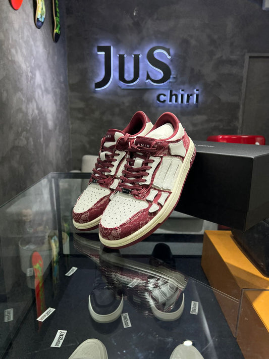 AMIRI Skel Top Low Bandana Red