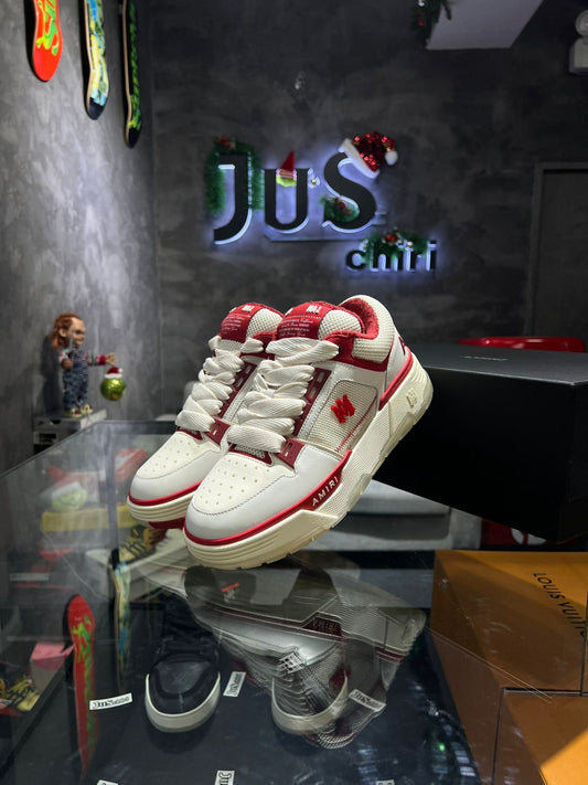 AMIRI White & Red MA-1  Sneakers