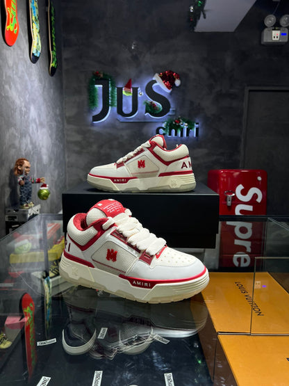 AMIRI White & Red MA-1  Sneakers