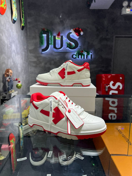 Off-White Out of Office Low 'White Red'