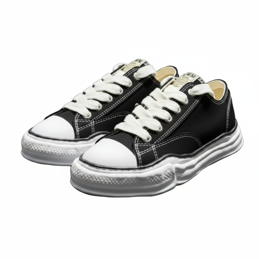 Maison Mihara Peterson OG Sole Canvas Low Black