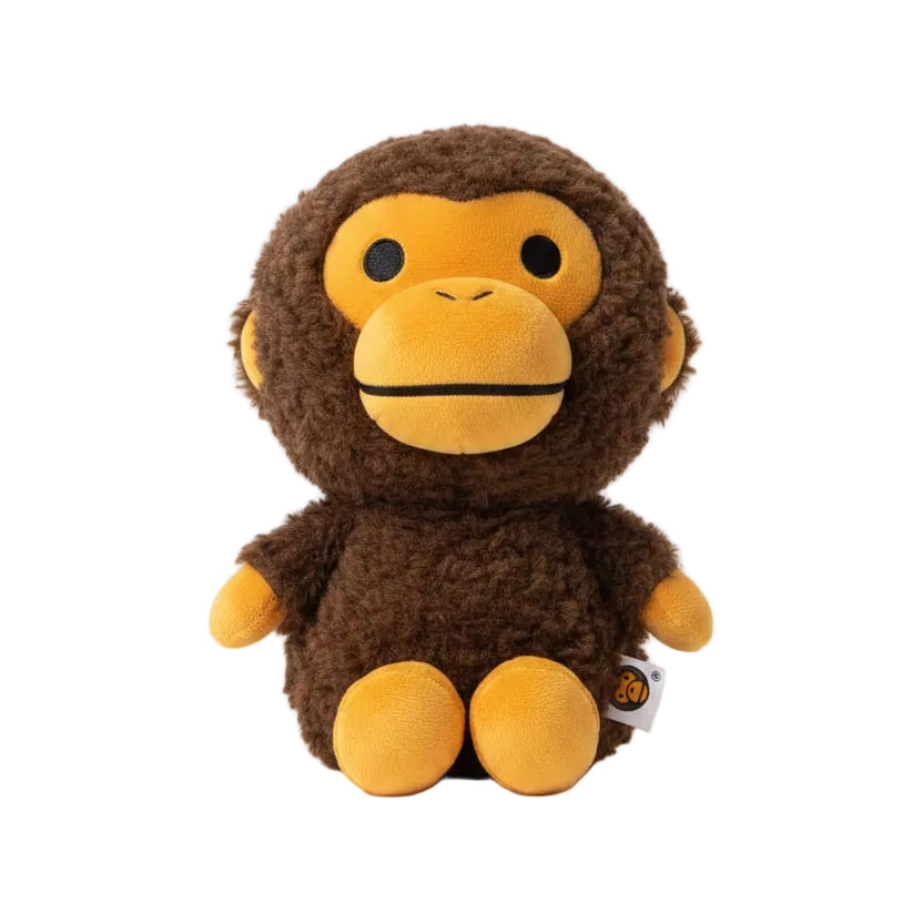Bape Baby Milo Faux Fur Plush Phone Bag Brown