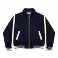 Rhude Signature Panelled Bomber Jacket Blue