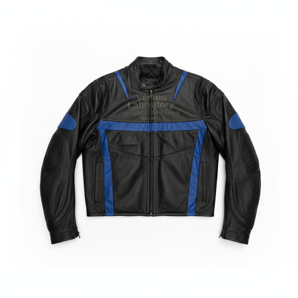 Veneno Chaqueta Cuero Biker Go Faster Black
